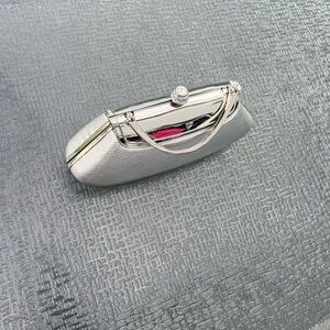 Elegant Silver Clutch Bag